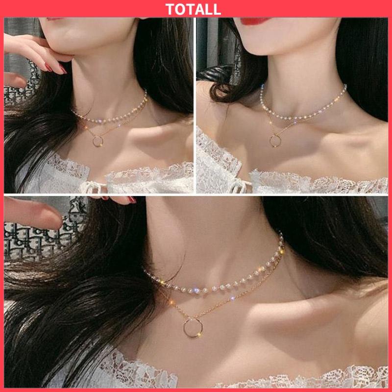 COD Kalung Mutiara Imitasi Untuk Wanita-Totall