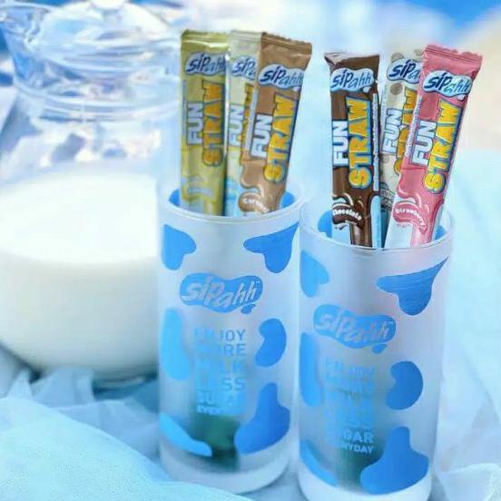 

J Sipahh Fun Straw pack 1's / sedotan susu unik pemberi rasa Sipah ➨ (Best Product)