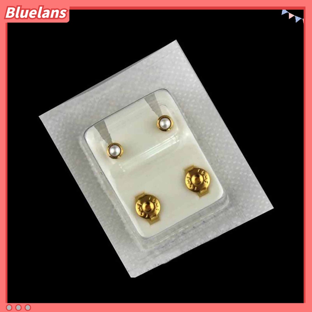 12 Pasang Anting Stud Tindik Bahan Akrilik Aksen Berlian Imitasi Untuk Hadiah Anak Perempuan
