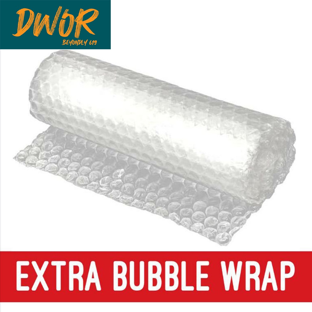 

Tambahan Packing Bubble Wrap UNTUK KEAMANAN PAKET ANDA