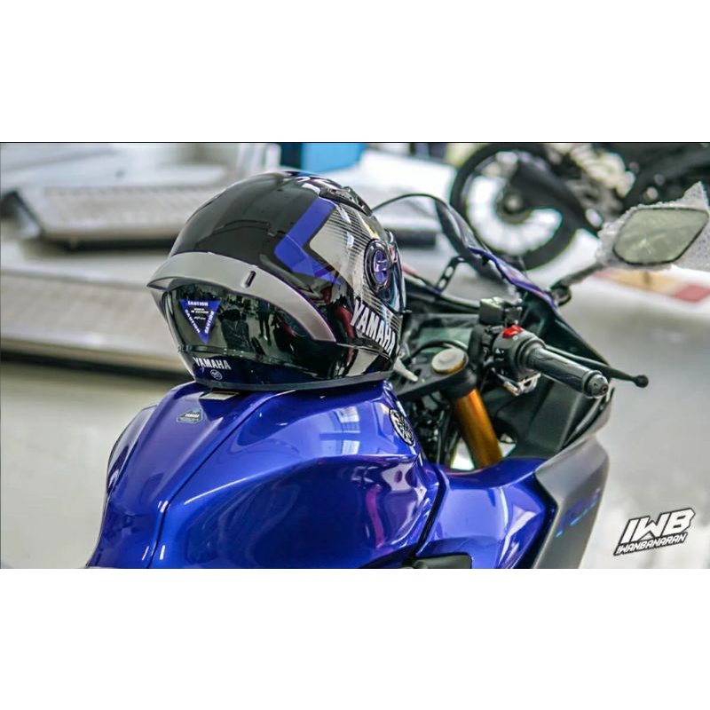 helm yamaha full face R15 connected V4 new & R15m limited edition