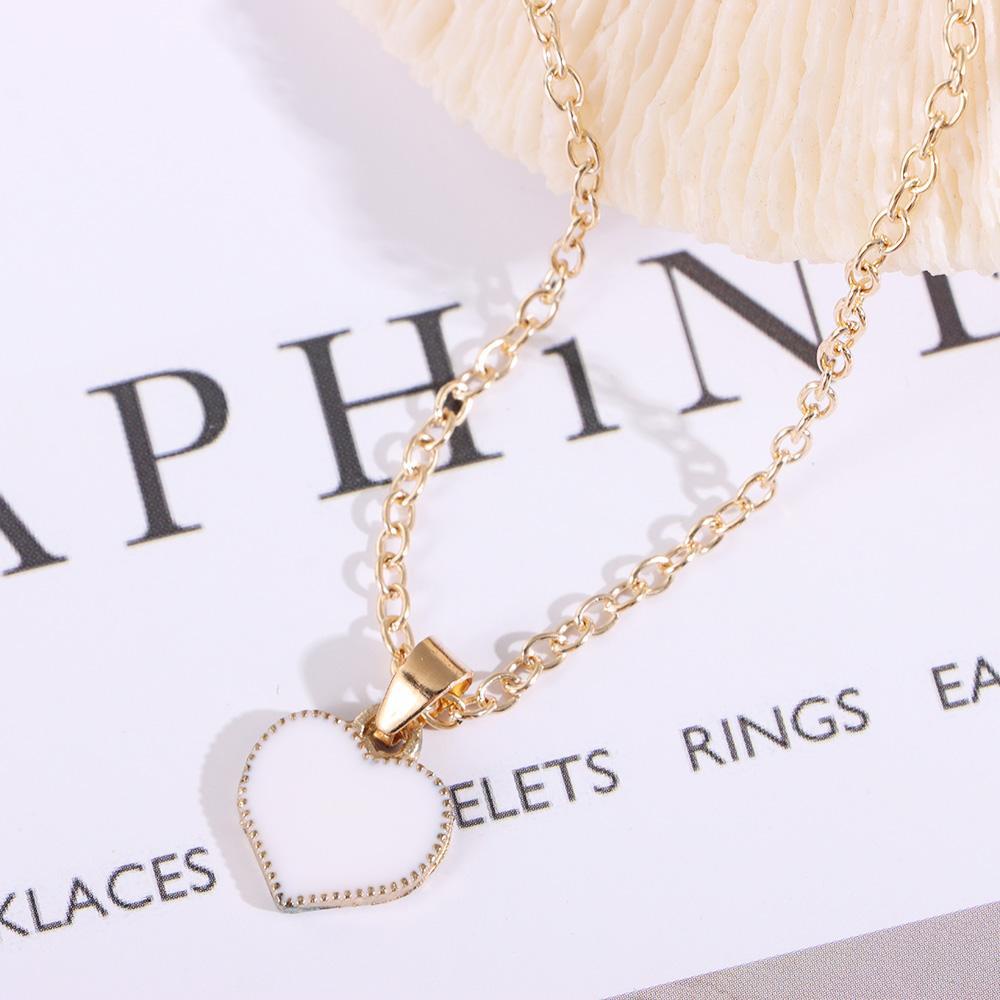 Preva Kalung Hati Kalung Perhiasan Baru Aksesoris Perhiasan Menarik Hadiah Hari Valentine Fashion Alloy Choker