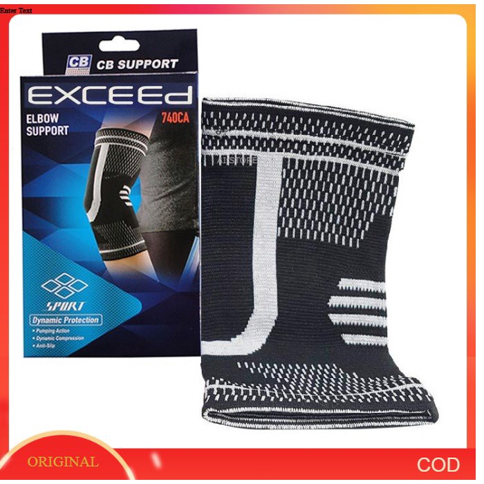 Deker Pelindung Siku Tangan Sikut  EXCEED 740CA Elbow Support -Peliindung Sikut Dari Cidera