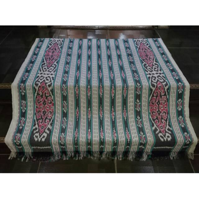 Tenun Blangket Motif Toraja Putih