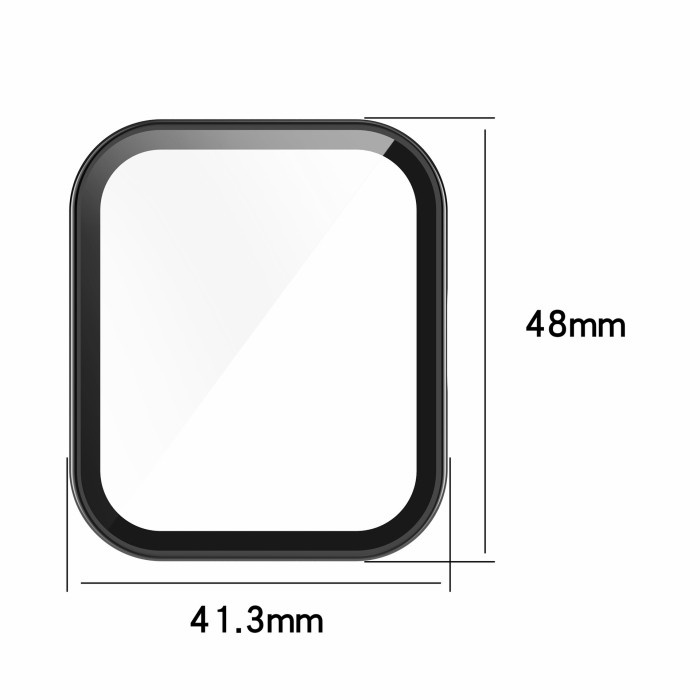 Protective Bumper Case Include Tempered Glass For Realme Watch 2 Pro