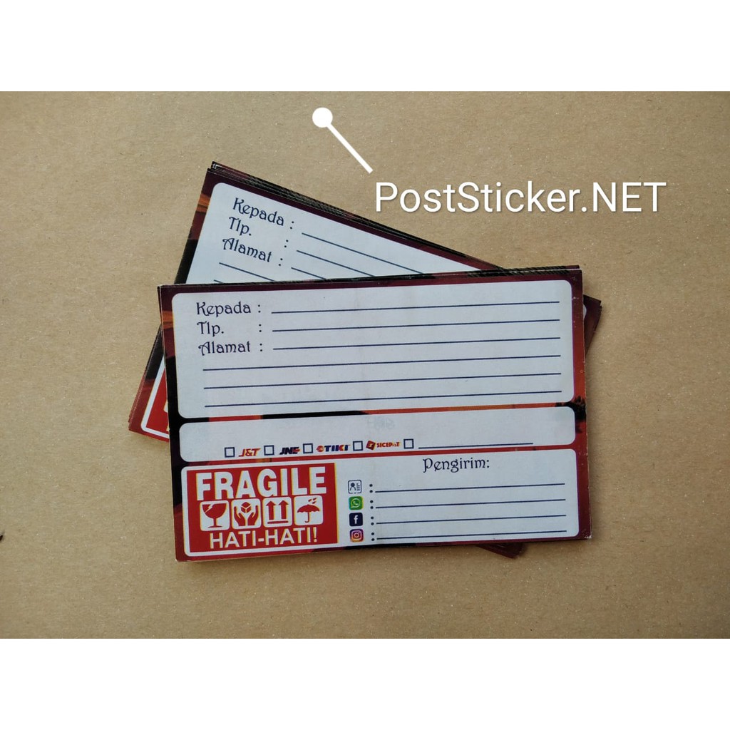 

Sticker Pengiriman all Olshop corak hitam merah