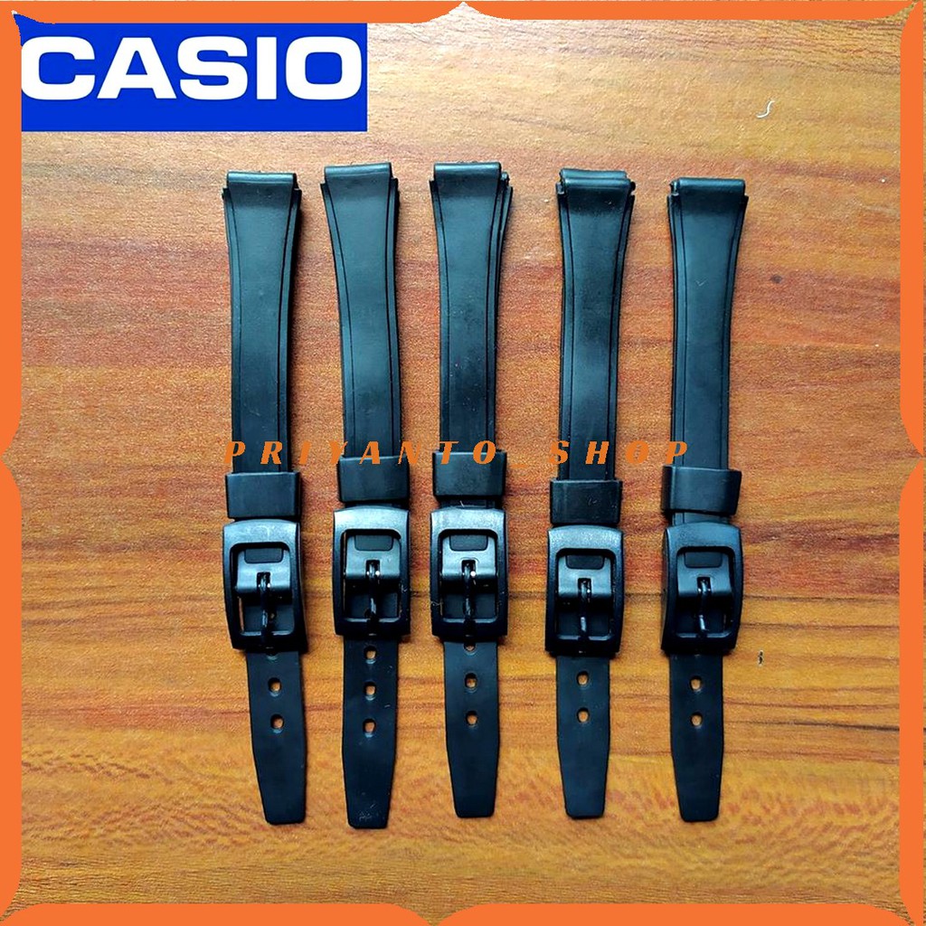 Strap Tali Rubber Jam Tangan Karet 12mm Casio Universal