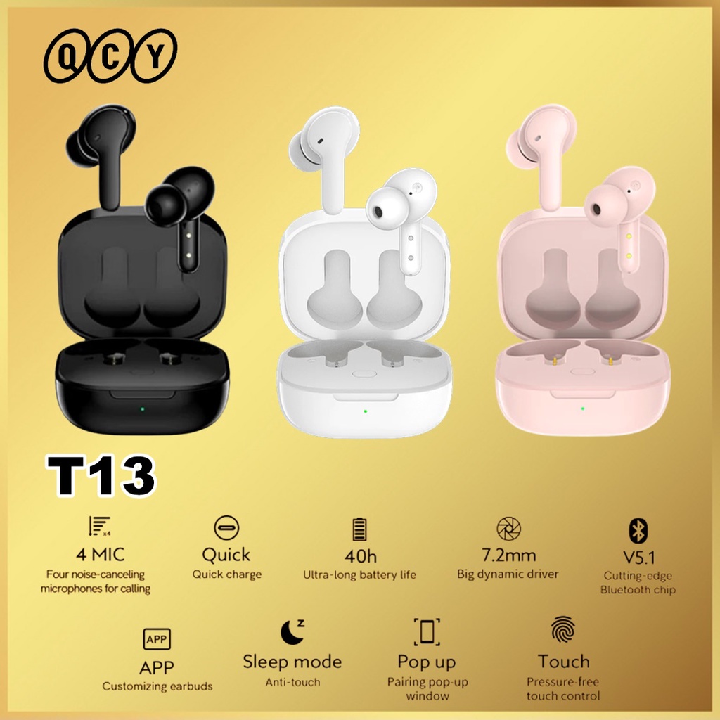 QCY T13 True Wireless Earbuds Earphone TWS T 13