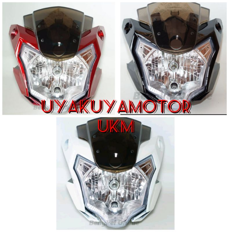 COVER BATOK KEPALA DEPAN & REFLEKTOR LAMPU MOTOR YAMAHA VIXION 2015