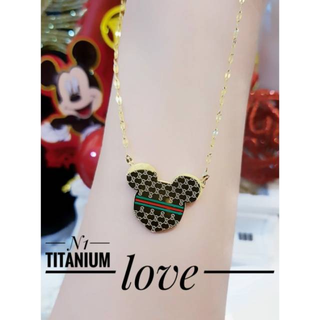 Kalung Titanium Mini/Miki Mouse