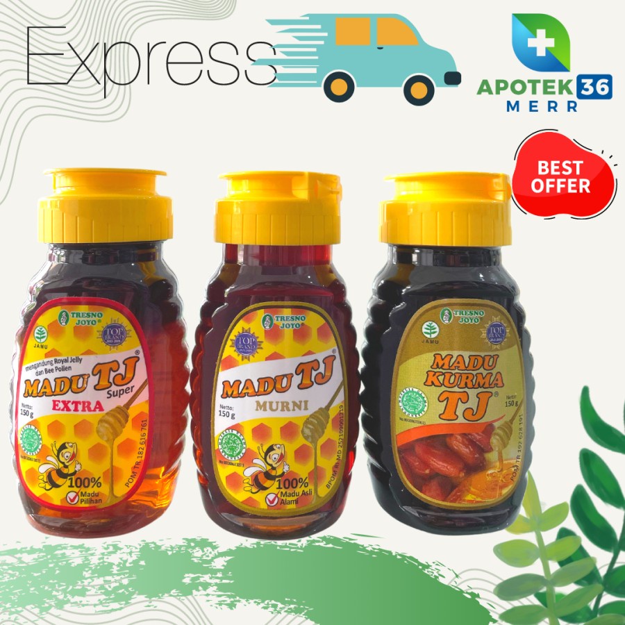 MADU TJ MURNI EXTRA KURMA 250 GR