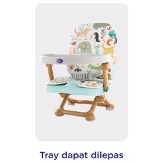 BabySafe Booster Seat EN16120 Kursi Makan Bayi Atau Anak Bisa Dilipat &amp; Praktis