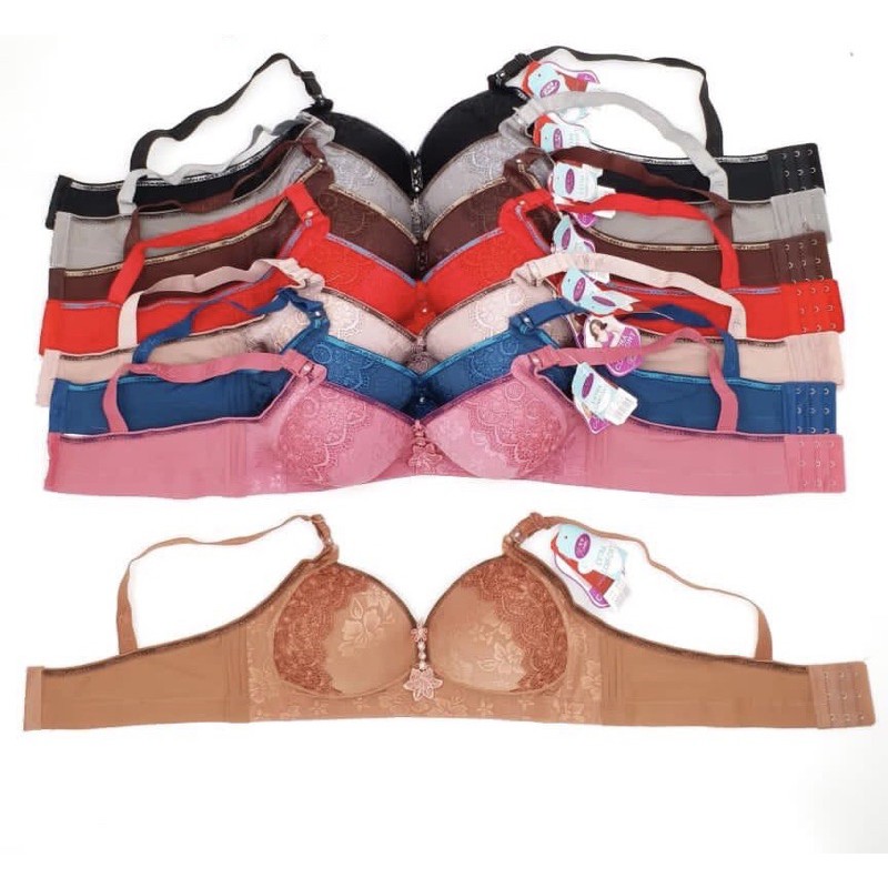 12 PCS PIAOLI | 1 LUSIN PIAOLI BH SUPER JUMBO KAIT 3 CUP C / PIAOLI LUSINAN UKURAN 36 sampai 46
