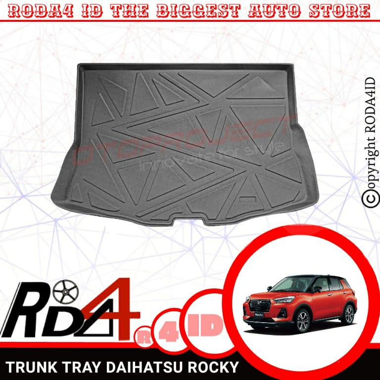 Trunk Tray Karpet Bagasi Belakang Rocky Raize 2021 Model Segita