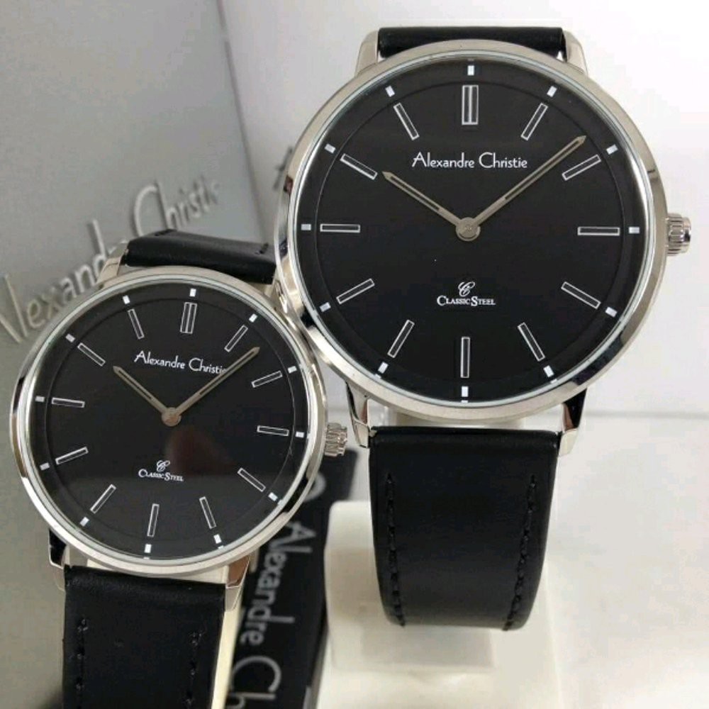Jam Tangan Couple Alexandre Christie AC 8492 couple 40mm 32mm xstr xstr Original