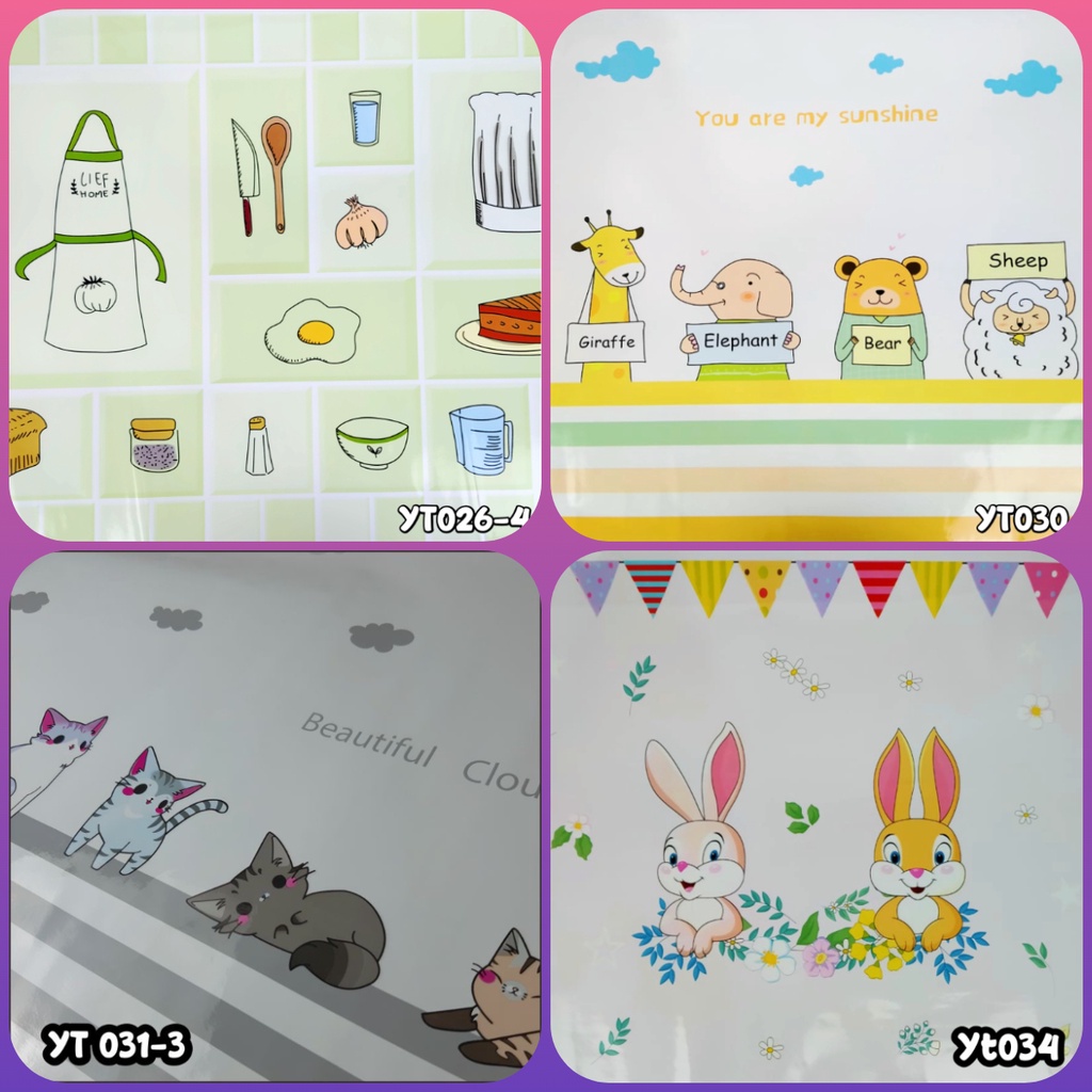 Stiker Dapur Anti Panas Stiker Dapur Anti Air Stiker Dapur Anti Minyak 60Cm x 5M Termurah