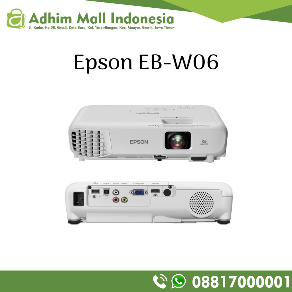 EPSON EB-W06 PROJECTOR 3LCD WXGA