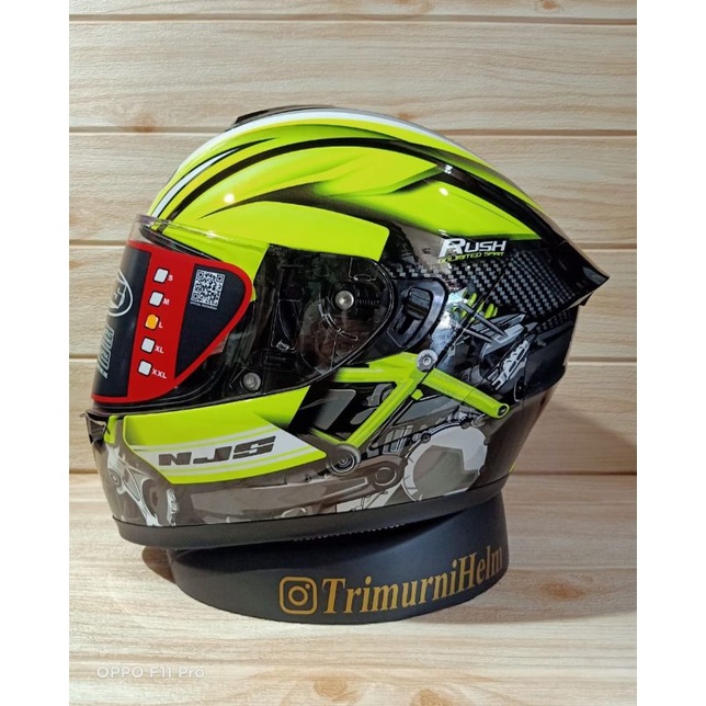 NJS Zx-1 motif RUSH yellow glossy