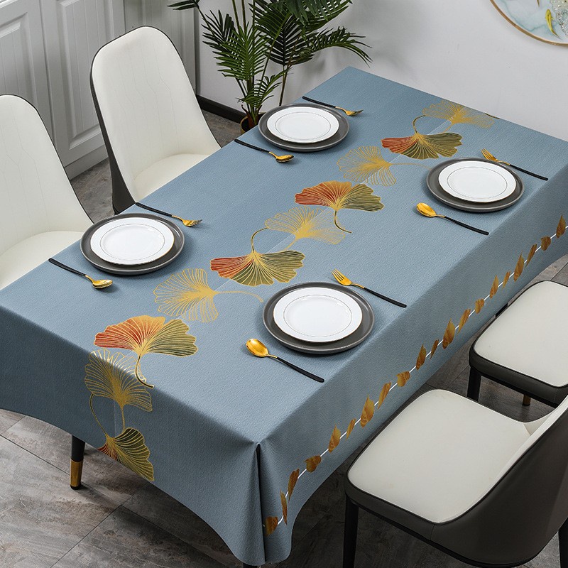 Premium PVC Table Cloth/Taplak Meja Makan Waterproof Tahan Air 140x180