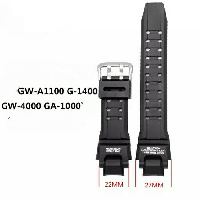 TALI JAM G-SHOCK GA-1000 GA1000 RUBBER STRAP TALI JAM CASIO G-SHOCK GA 1000