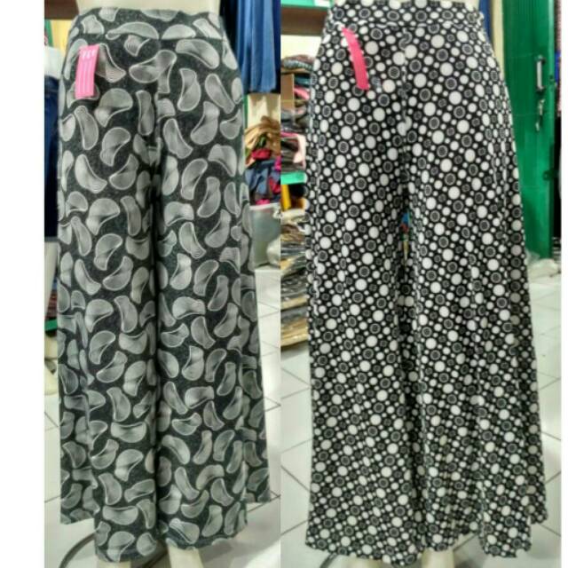 Kulot motif terbaru - kulot jersey jumbo