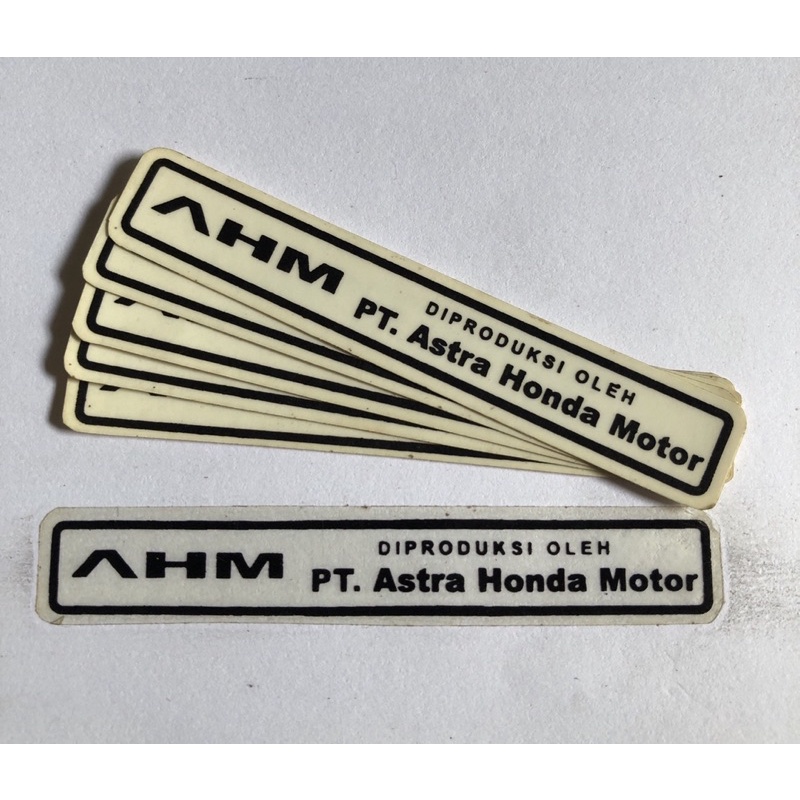 stiker detailing di produksi oleh astra honda motor all honda classic
