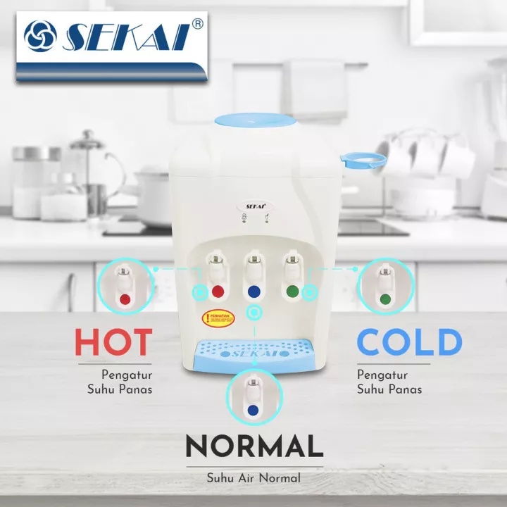 Sekai Dispenser Hot Normal And Cool WD-333