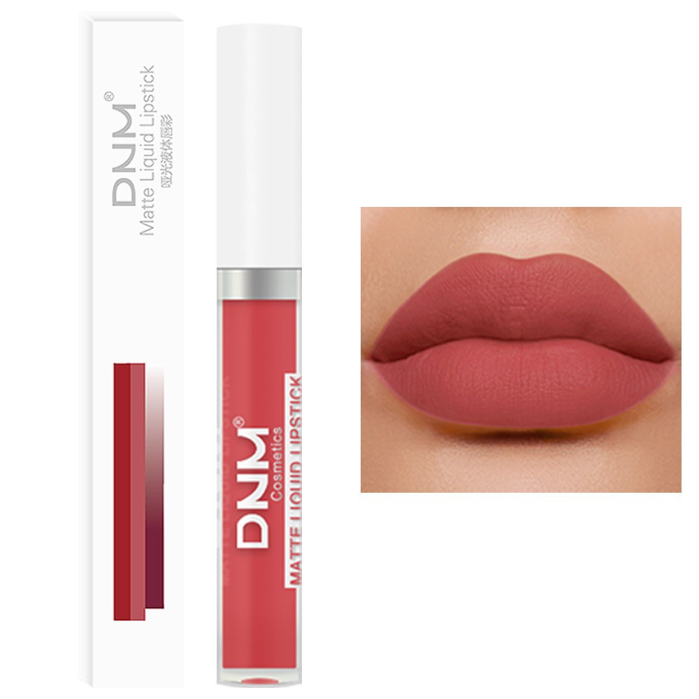 DNM Matte Liquid Lipstick 19 Warna Waterproof and Long Lasting