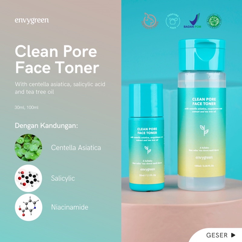 Jual Clean Pore Face Toner 100Gr Indonesia|Shopee Indonesia