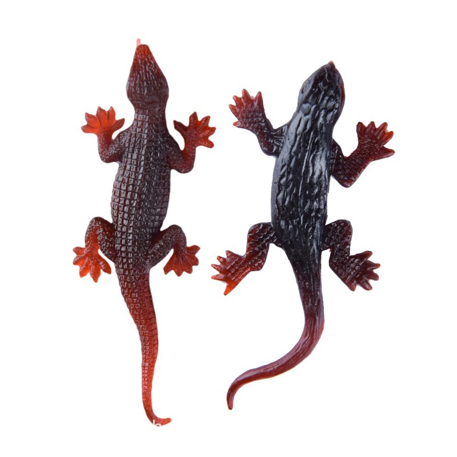 CIC cicak 8.5 x 4 cm lizard gecko mainan gag prank toy squishy karet