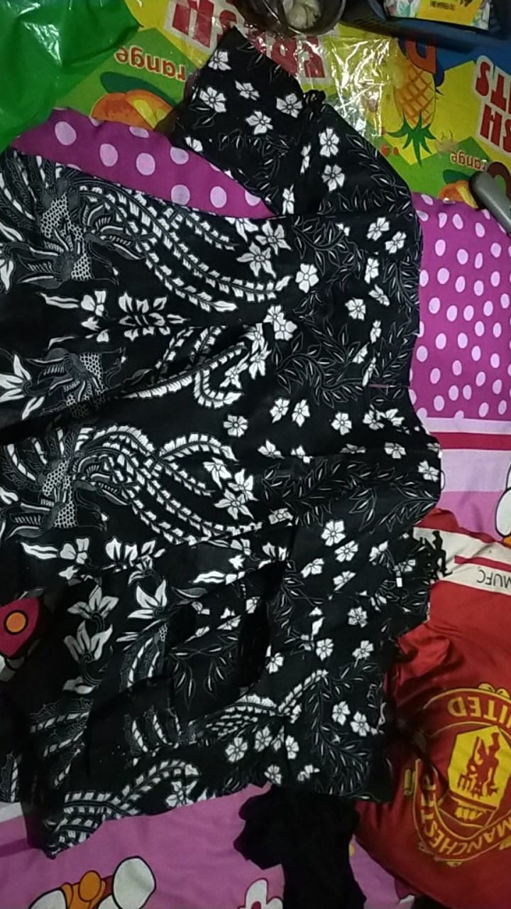 Batik Couple Keluarga - Couple Batik Ori Ndoro Jowi Garansi Termurah Shopee Motif Manuk Tarung Putih