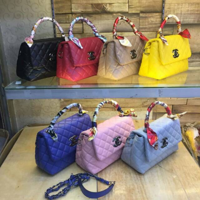 TAS WANITA CHANNEL CHOCO HADLE IMPORT