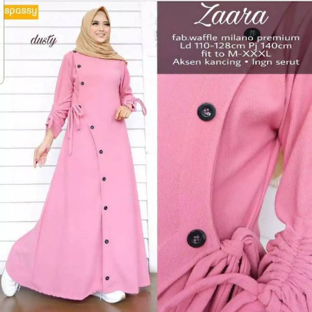 ( SUPER TERMURAH ) Zaara Dress Muslim | Gamis