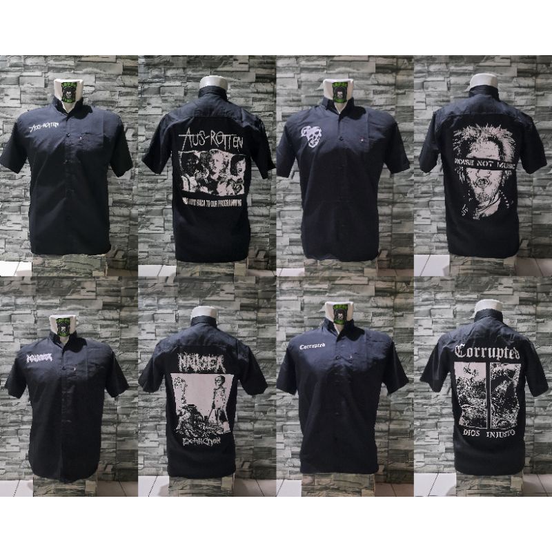 KEMEJA BAND PUNK