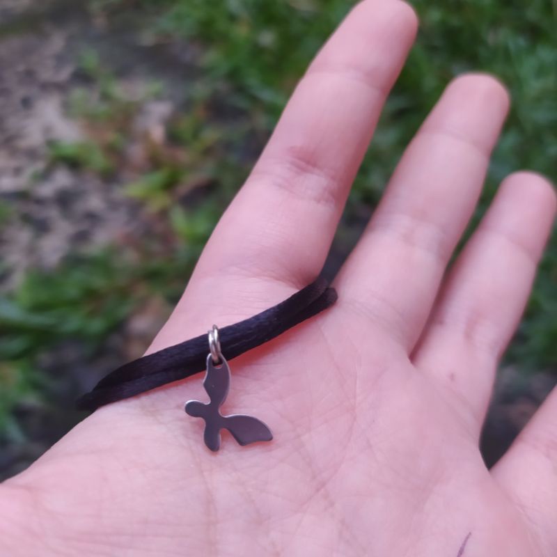 BUTTERFLY BRACELET/ GELANG KUPU-KUPU BESTIE PERSAHABATAN LUCU / UNIK / KEREN / MURAH-Stainless 1