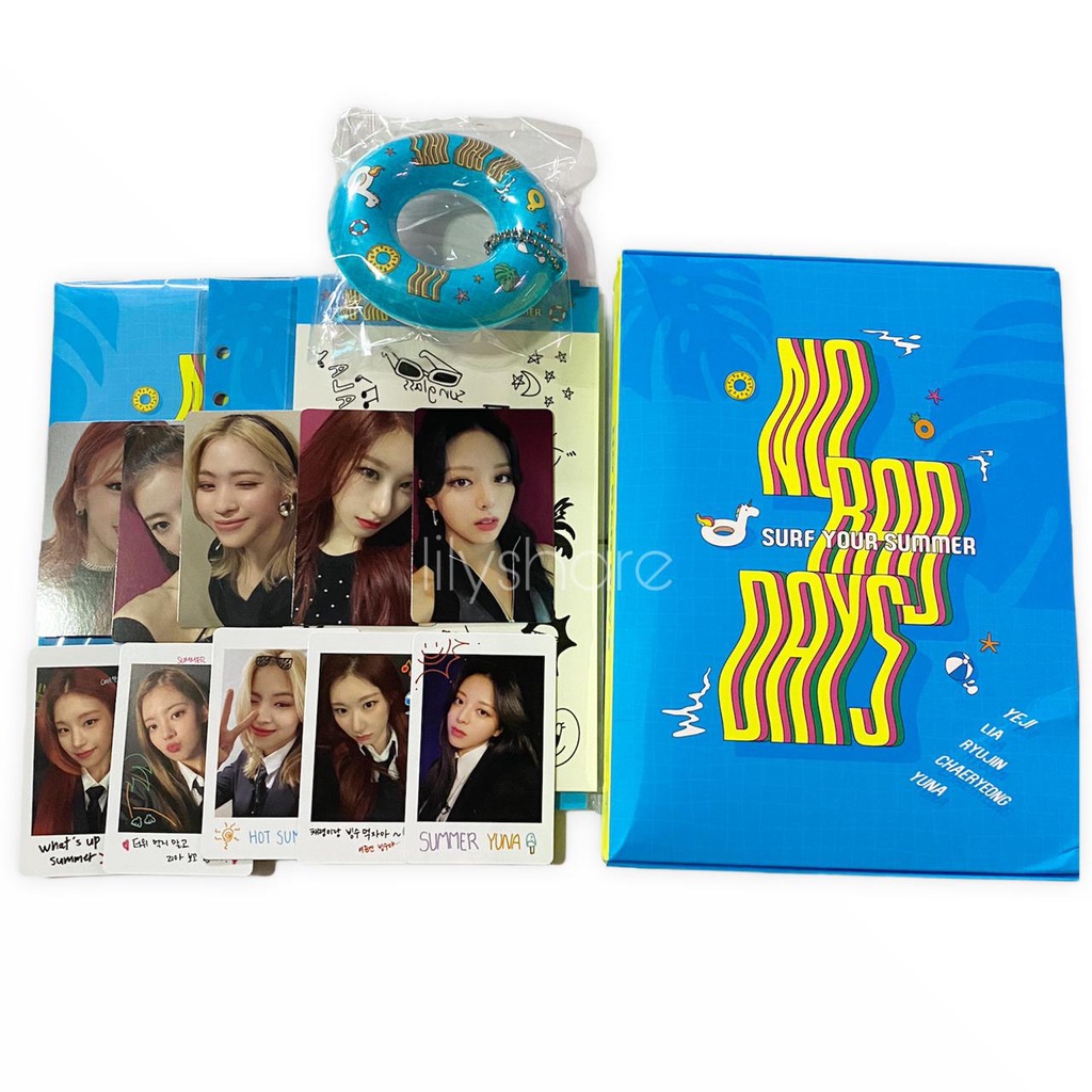 (Sharing) ITZY July Monthly Kit No Bad Days NBD (SURF YOUR SUMMER)