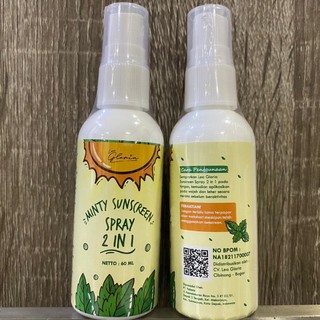MINTY SUNSCREEN SPRAY 2 IN 1 BY LEA GLORIA SUNCREEN MINTY SUNSCREEN SPRAY 2 IN 1 BY LEA GLORIA SUNCREEN