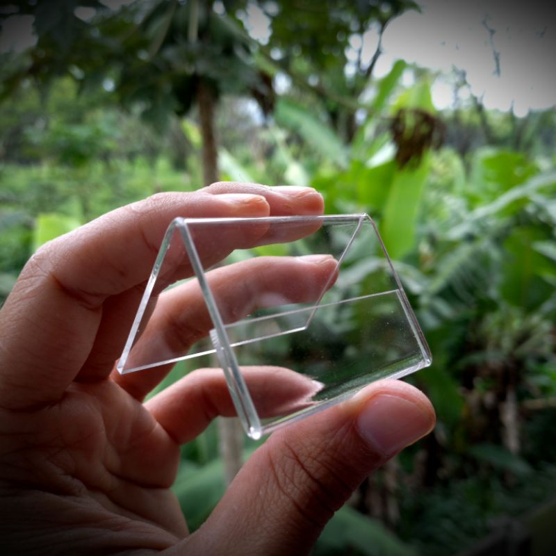 

Stand display akrilik label harga || UK 6x4cm