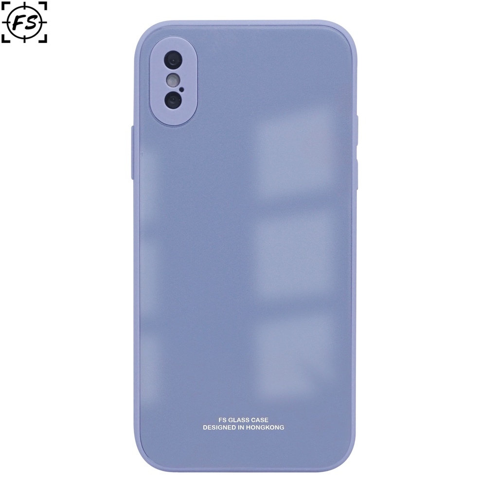 Roxyroxy - Case Macaron Glass for Iphone 6 6+ 7+ XR XS Max X XS SoftCase Lembut - Protection Camera - Pelindung Hp