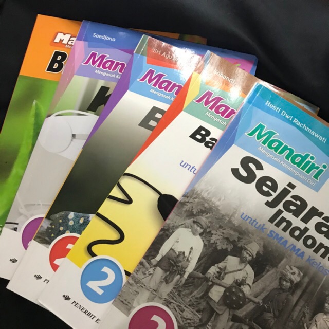 Buku Mandiri kelas 11 XI // Kimia Biologi Bahasa Indonesia Sejarah