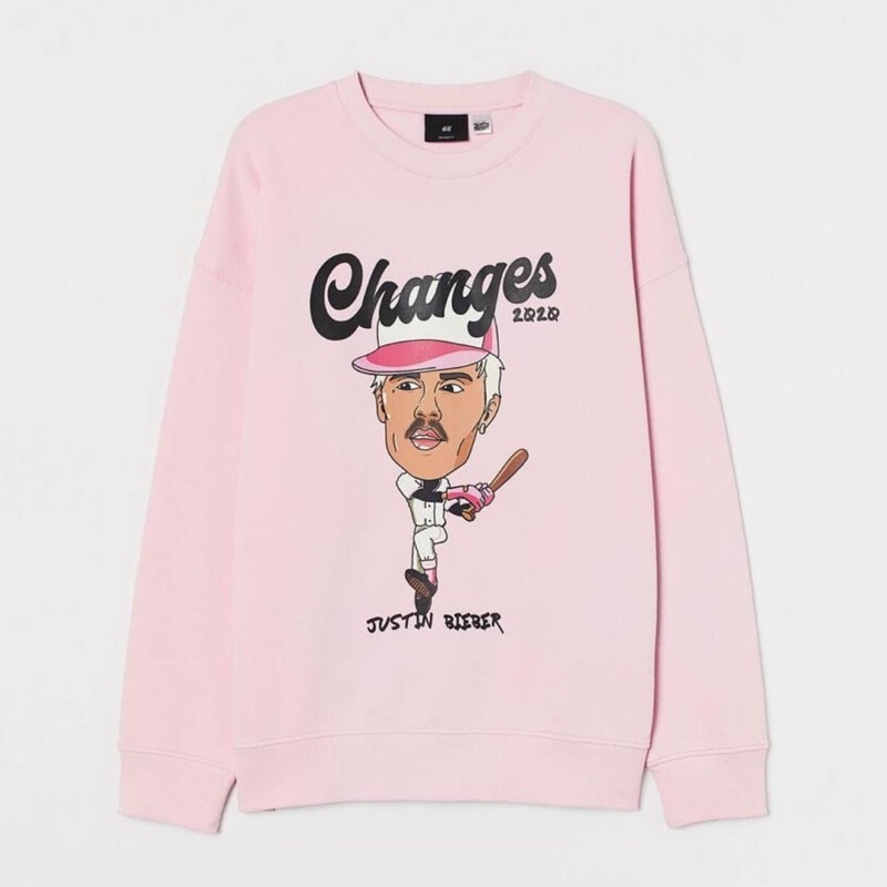 CREWNECK H/M JUSTIN BIEBER CHANGES