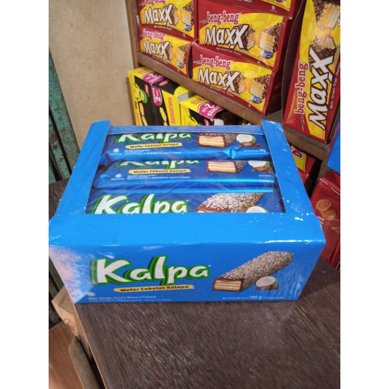 

Kalpa Wafer Coklat Kelapa 24g (12pcs/box)