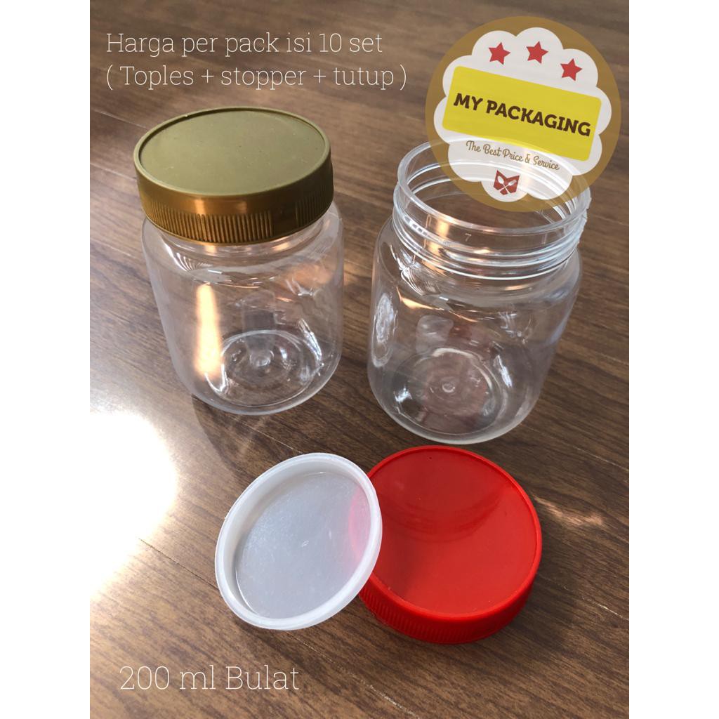 100pcs - Toples Sambal / Tempat Bumbu Saos &amp; Kecap 200 ml BULAT (isi100)