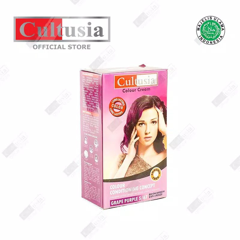 Cultusia Hair Color Grape Purple 5/67 30 ML