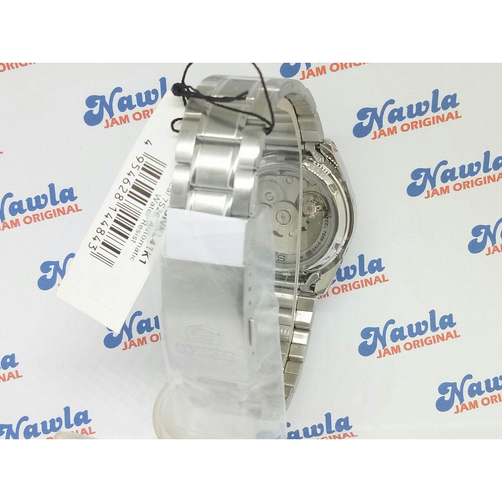 Seiko 5 SNKL41K1 Automatic White Dial - Jam Tangan Pria SNKL41