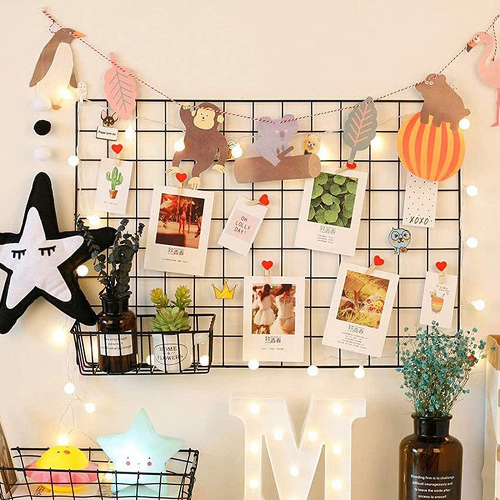 [NEW] HIJANG 52x35 WALL GRID Hiasan Dinding Dekorasi Kamar Aesthetic Mesh Board Pajangan Foto