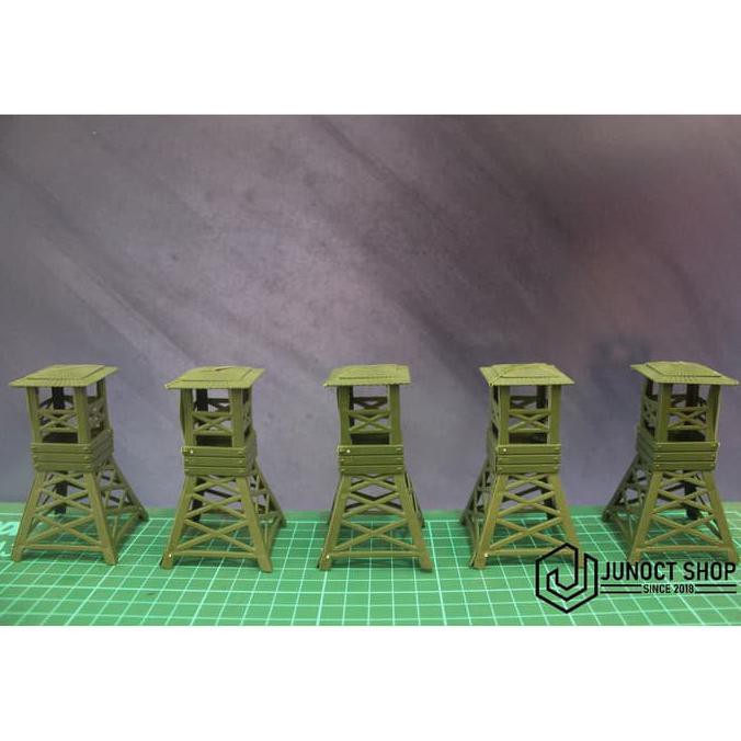 Termurah Miniatur Menara Tentara Militer Plastik - Figure Maket Diorama Mainan