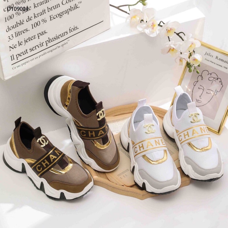 

Ch*nel Logo Slip On D10900 Sepatu Wanita Murah