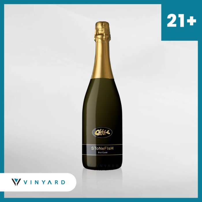 Stone Fish Brut Cuvee 750 ml ( Original &amp; Resmi By Vinyard )