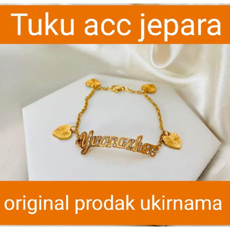 GELANG NAMA /GELANG UKIR NAMA CUSTOM /GELANG NAMA LAPIS